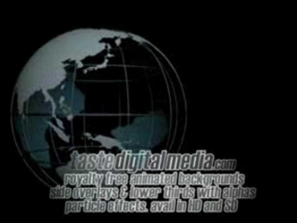 Globe Animations, Motion Loop, Virtual sets, Vid Backgrounds