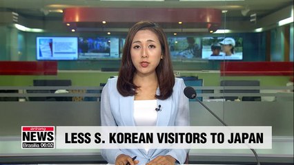 S. Korean tourists to Japan decreased by 5 percent on-year