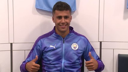 Rodri signs...Welcome to Manchester