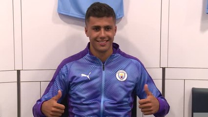 Rodri signs...Welcome to Manchester