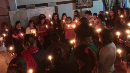 Porque acordamos vivir y vivir es luchar