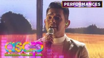 Gary Valenciano sings his rendition of 