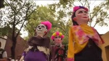La Ciudad de México se tiñe de color para celebrar el aniversario del nacimiento de Frida Kahlo