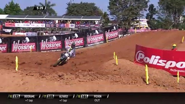Jago Geerts Crash - MX2 race 2 - MXGP of Indonesia 2019