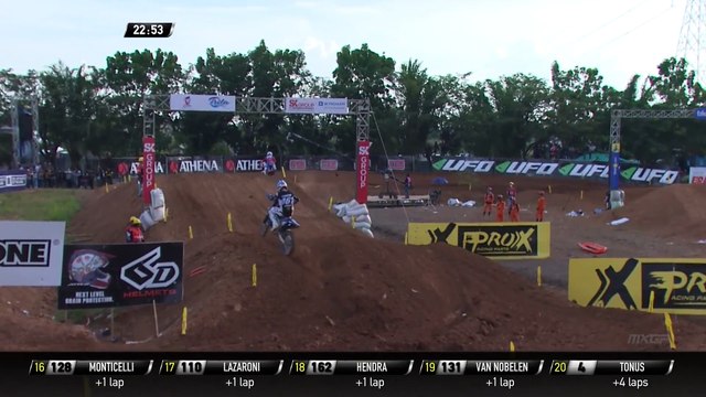 Tim Gajser Crash - MXGP Race 2 - MXGP of Indonesia 2019