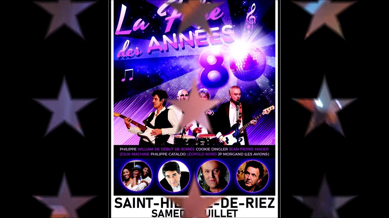 Concert gratuit "La Folie Des Années 80" à Saint-Hilaire-De-Riez , Samedi 6 Juillet 2019