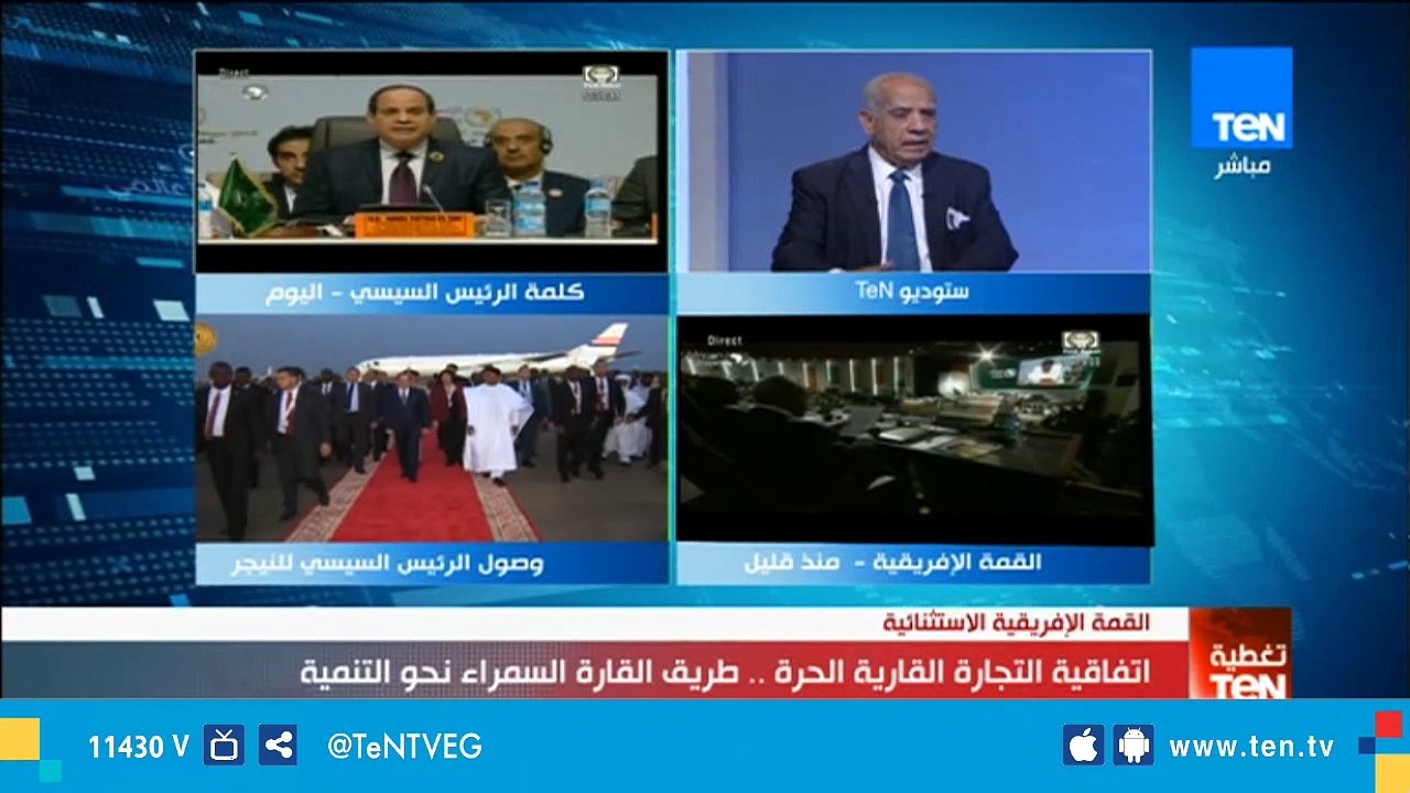 مساعد وزير الخارجية الأسبق: الرئيس يسعى من خلال التجارة الحرة إلى إعتماد الدول الإفريقية على نفسها