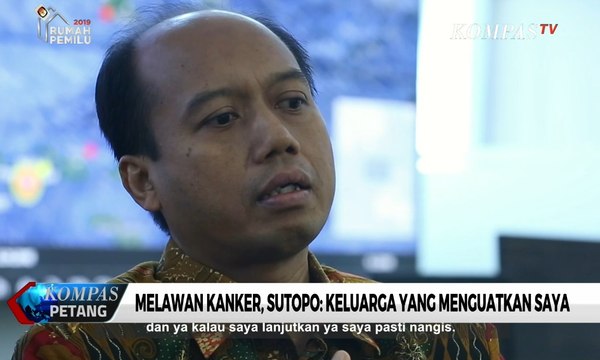 Melawan Kanker, Sutopo: Keluarga Yang Menguatkan Saya