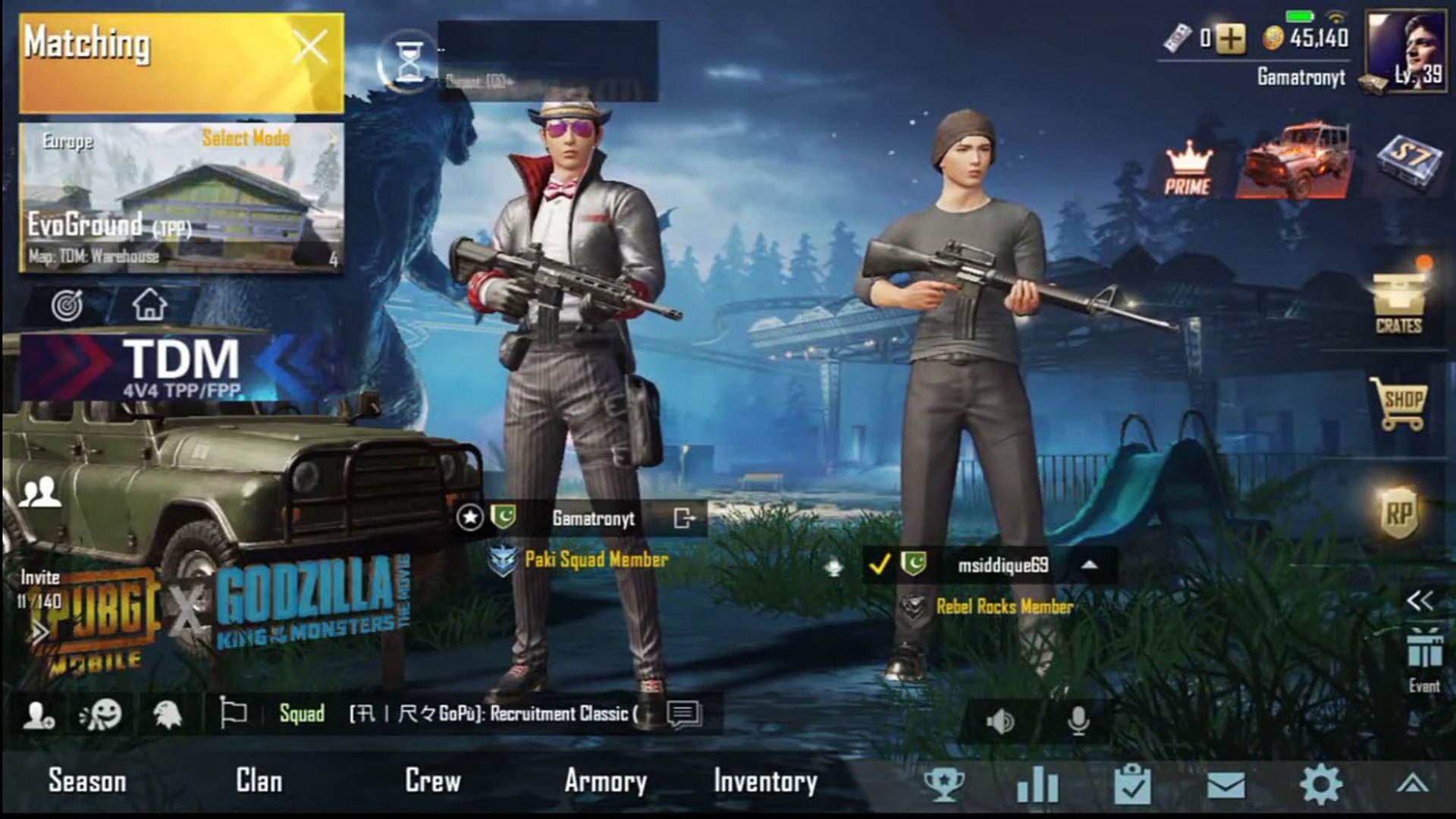 22 kills tdm 4v4 match I pubg mobile I GAMATRON