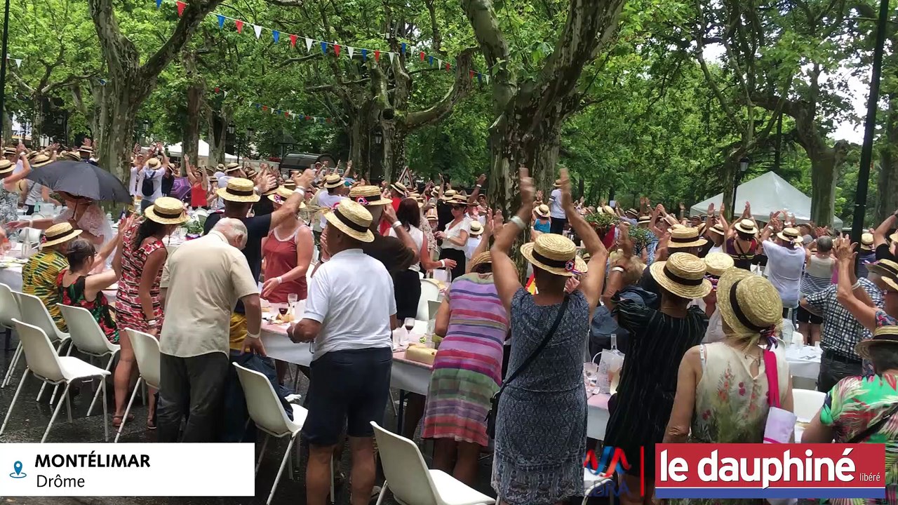 Montélimar : un clapping géant pour saluer la fin de l’averse