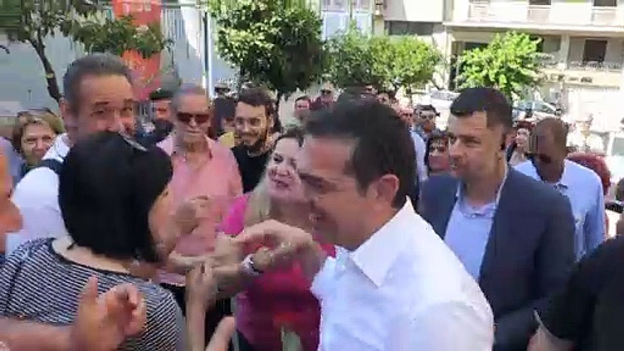 Tsipras and Mitsotakis vote in Greece's general election