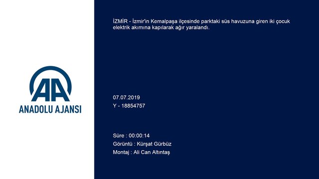 Süs havuzuna giren iki çocuk akıma kapılarak ağır yaralandı - İZMİR