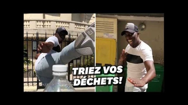 Ahmed Sylla rate son Bottle Cap Challenge pour la bonne cause