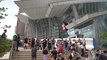 Anti-extradition bill protest at West Kowloon station aims to gain support from mainland Chinese