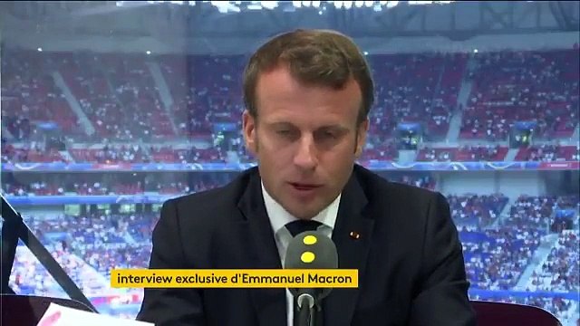 La mise en garde d'Emmanuel Macron : On peut pas prendre nos enfants en otage, quand on est professeur, on a des devoirs