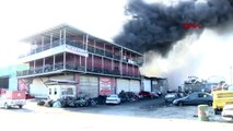Adana- Geri dönüşüm tesisinde yangın -