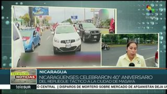 Miles de nicaragüenses conmemoran 40 aniversario de repliegue táctico