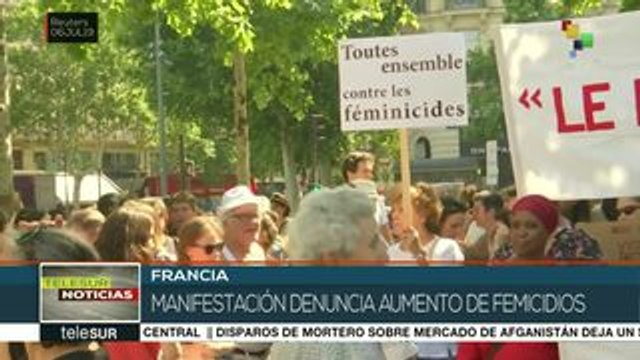 Exigen en Francia medidas para combatir los feminicidios