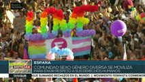 España: celebran el Desfile por la Diversidad Sexual y de Género 2019