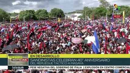 Nicaragua: Presidente Ortega destaca la defensa de la paz