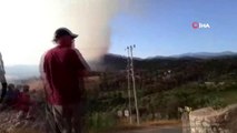 İzmir'in Seferihisar ilçesinde orman yangını başladı