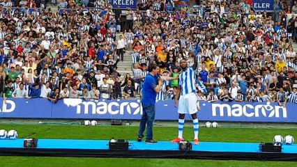 Presentación de Modibo Sagnan Como Jugador de la Real Sociedad