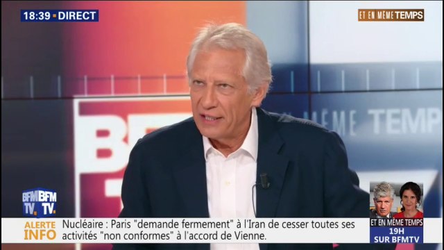 Dominique de Villepin sur l'Europe: rien n'est réglé, tout est à faire et tout sera difficile