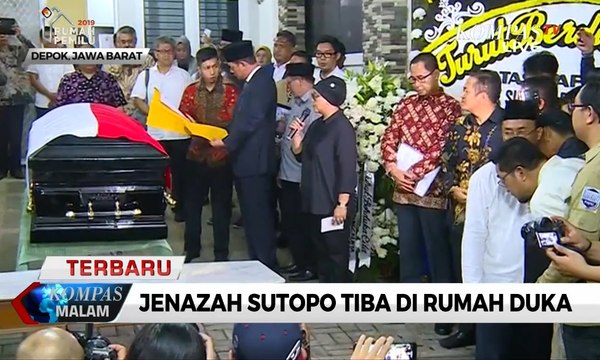 [TERBARU] Jenazah Sutopo Tiba di Rumah Duka, Menlu Pimpin Upacara Penyerahan Jenazah