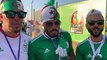 Fans algériens avant le match face à la Guinée