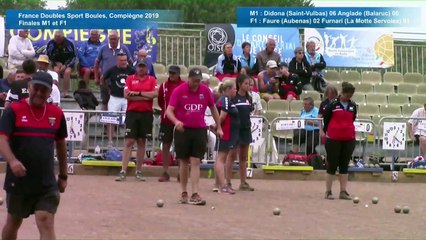 Finales F1 et M1, France Doubles, Compiègne 2019