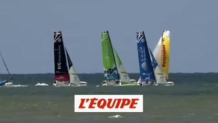 Follin vainqueur du jour, Bellet leader - Voile - Tour