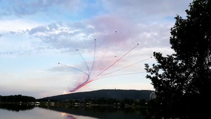 Les trois riffs de la Patrouille de France aux Eurockéennes