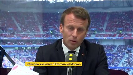 La mise en garde d'Emmanuel Macron : "On peut pas prendre nos enfants en otage, quand on est professeur, on a des devoirs"