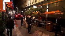 Emmanuel Macron après son dîner avec Gérard Collomb