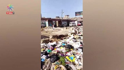 كارثة بيئية بالمحلة.. تلال القمامة تتراكم بالشوارع وأمام المدارس
