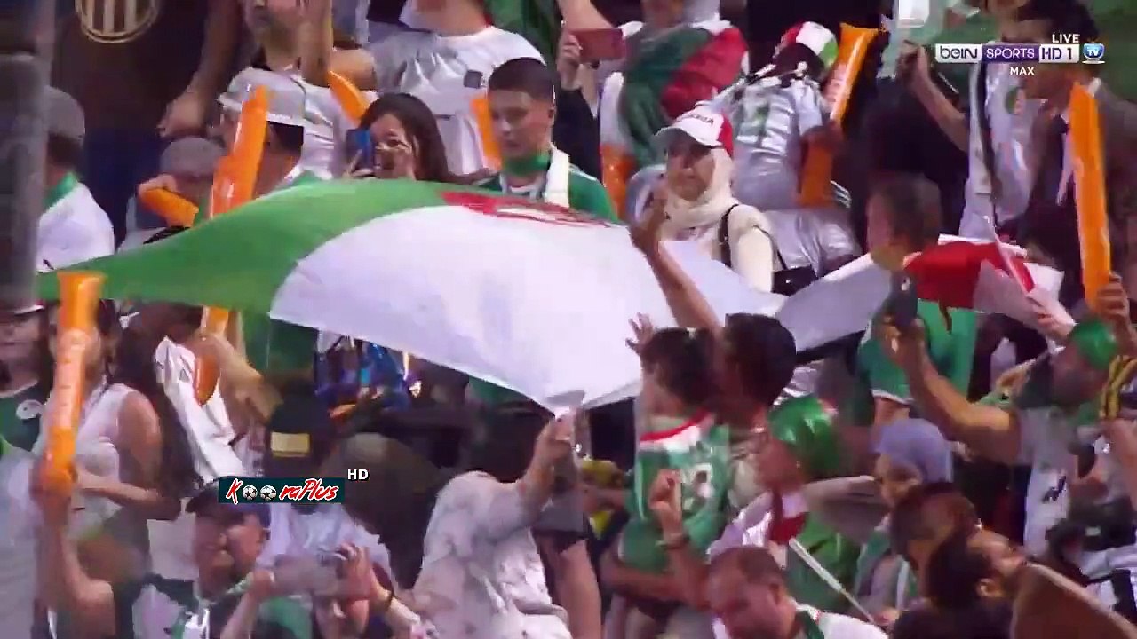 ملخص مباراة الجزائر وغينيا 2 - 0