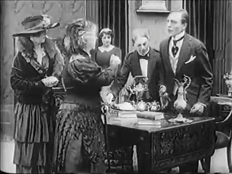 Crossed Wires 1915 silent movie