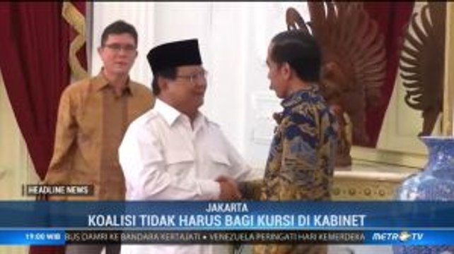 Rekonsiliasi Tidak Bagi-Bagi Kursi Menteri