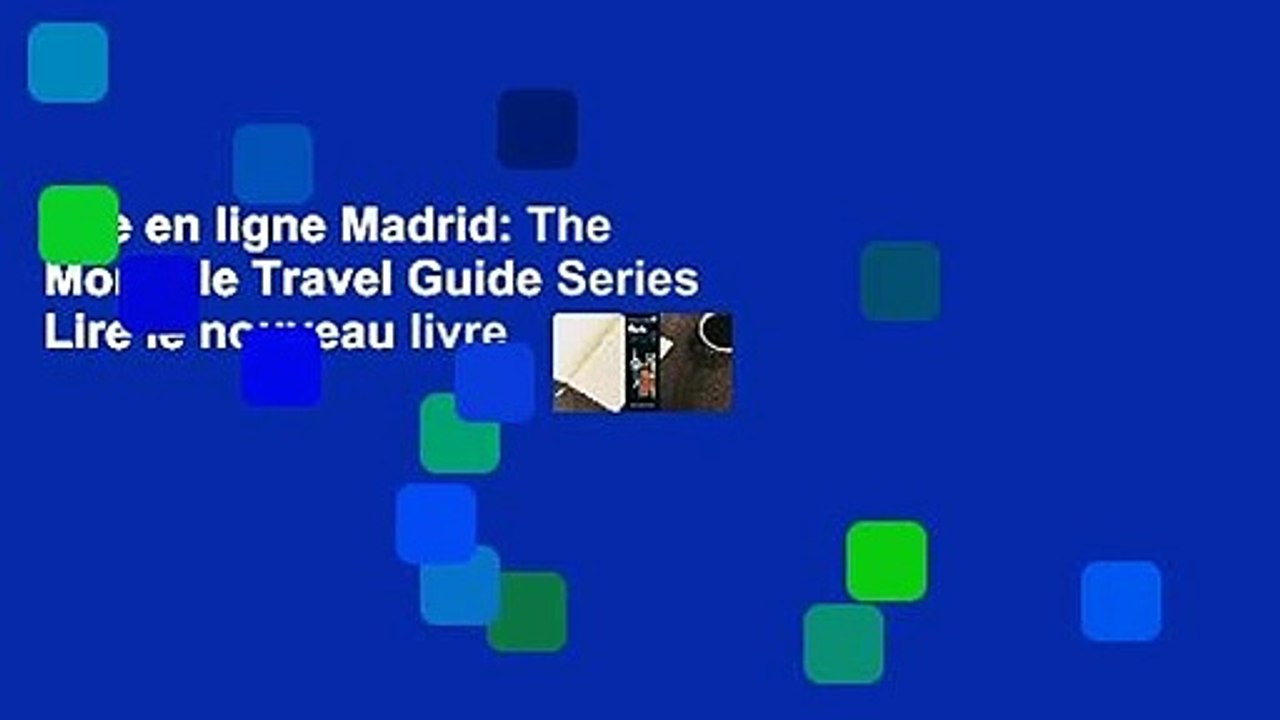 Lire en ligne Madrid: The Monocle Travel Guide Series Lire le nouveau livre