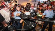 Protesters and police clash at night in Mong Kok after mass rally against Hong Kong extradition bill