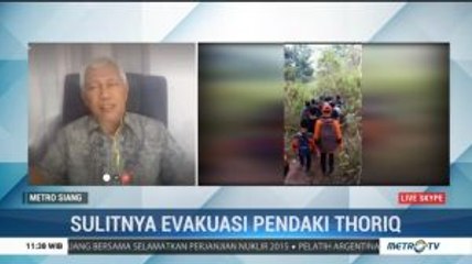 Sulitnya Evakuasi Pendaki Gunung Thoriq Rizki