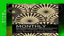 Full version  Monthly Budget Planner Organizer And Weekly Expense Tracker: Golden Floral Design