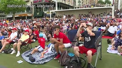 US rejoices after women's football World Cup win