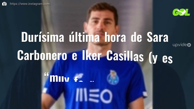 Durísima última hora de Sara Carbonero e Iker Casillas (y es “muy feo” y “malo”)