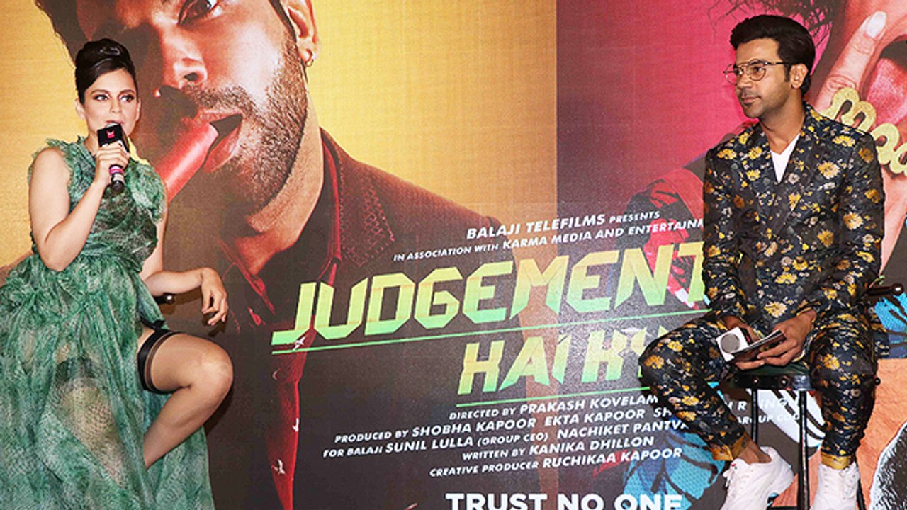 Kangana Ranaut and Rajkummar Rao Insults Each Other At Wakhra Swag Song Launch