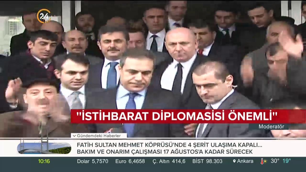 "İstihbarat diplomasisi önemli"