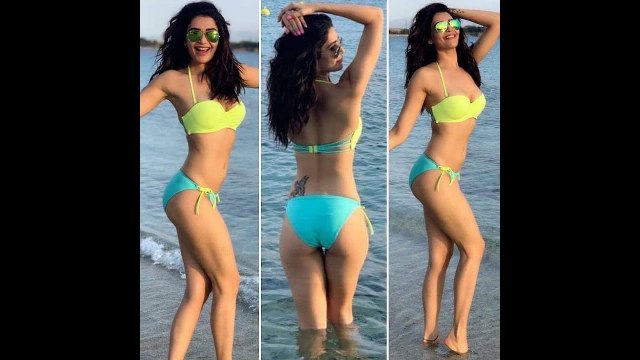 Karishma Tanna ENJOYING ON BEACH Chilling In Greece