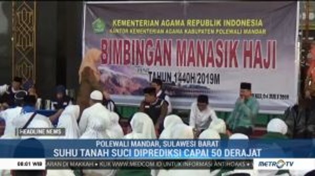 Jemaah Calhaj di Polewali Mandar Ikuti Bimbingan Kesehatan