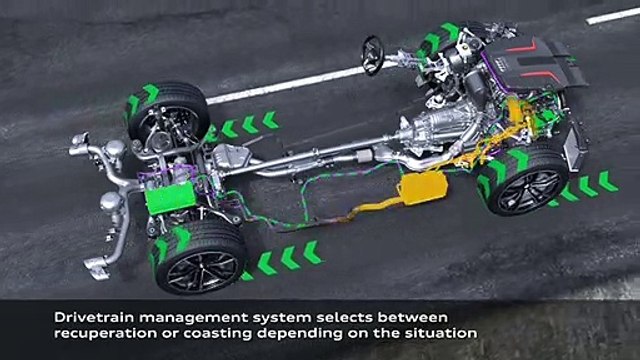 Moteur diesel V8 biturbo Audi SQ8 TDI avec compresseur électrique