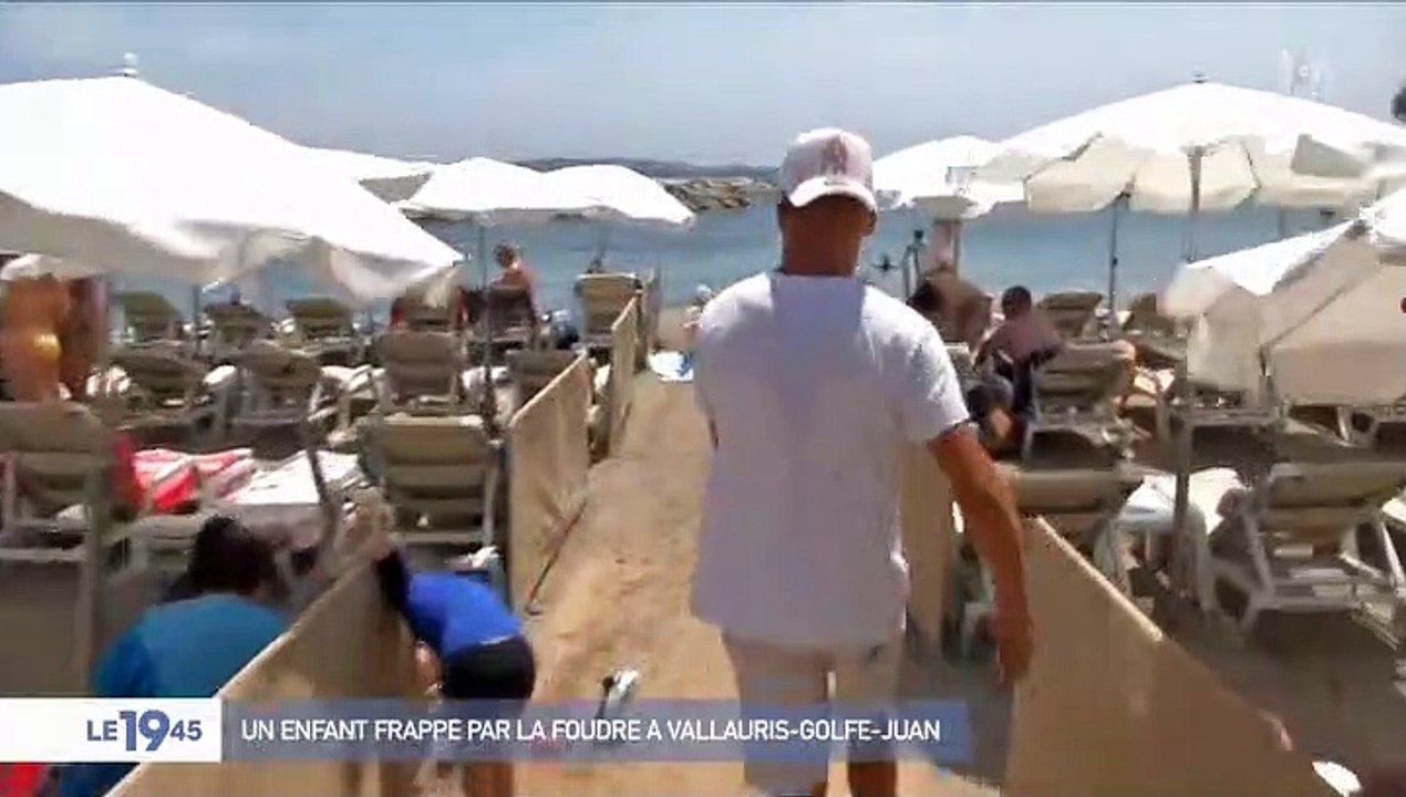 Un plagiste qui a prodigué les premiers secours à l'enfant de 10 ans foudroyé à Golfe-Juan alors qu'il se baignait témoigne: "J'ai commencé directement le massage cardiaque"